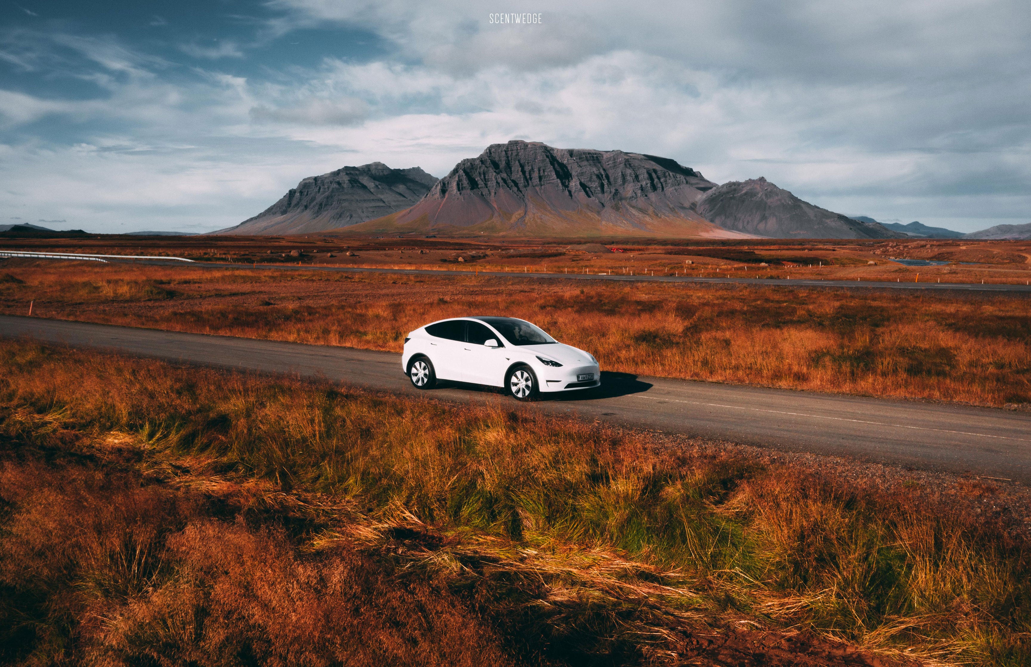 Discovering Iceland's ethereal landscapes with the Tesla Model Y